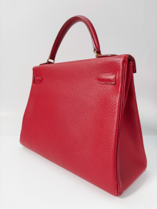 Hermes 32 Retourne Rouge/Togo - HW Gold
