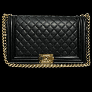 Chanel Le Boy 28 - Nera/Caviar - HW Gold
