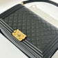 Chanel Le Boy 28 - Nera/Caviar - HW Gold