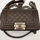Chanel Le Boy 20 - Brown/Caviar - HW Rodium