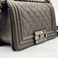 Chanel Le Boy 20 - Brown/Caviar - HW Rodium