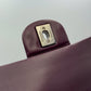 Chanel 11.12 28 - Burgundy Lambskin - HW Silver