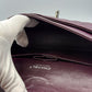 Chanel 11.12 28 - Burgundy Lambskin - HW Silver
