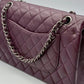 Chanel 11.12 28 - Burgundy Lambskin - HW Silver