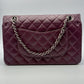 Chanel 11.12 28 - Burgundy Lambskin - HW Silver