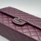 Chanel 11.12 28 - Burgundy Lambskin - HW Silver