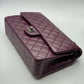 Chanel 11.12 28 - Burgundy Lambskin - HW Silver