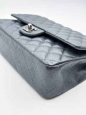 Chanel 11.12 25 - Grey/Caviar - HW Rodium