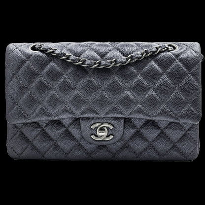 Chanel 11.12 25 - Grey/Caviar - HW Rodium