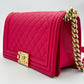 Chanel Le Boy 25 - Pink Old/Caviar - HW Gold
