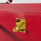 Hermes 32 Retourne Rouge/Togo - HW Gold - Kelly