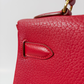 Hermes 32 Retourne Rouge/Togo - HW Gold - Kelly