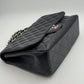 Chanel 11.12 30 - Nera/Caviar HW Argento