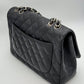 Chanel 11.12 30 - Nera/Caviar HW Argento