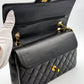 Chanel Classic 11.12 25 - Nera/Lambskin - HW Oro