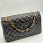 Chanel Classic 11.12 25 - Nera/Lambskin - HW Oro