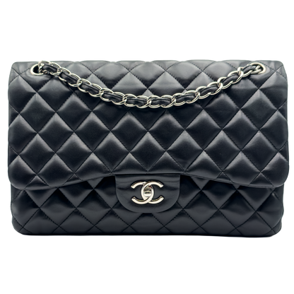 Chanel Jumbo 30 - Nera/Lambskin - HW Silver