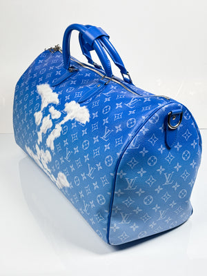 LV Keepall Bandoulière 50 - Clouds by Virgil Abloh