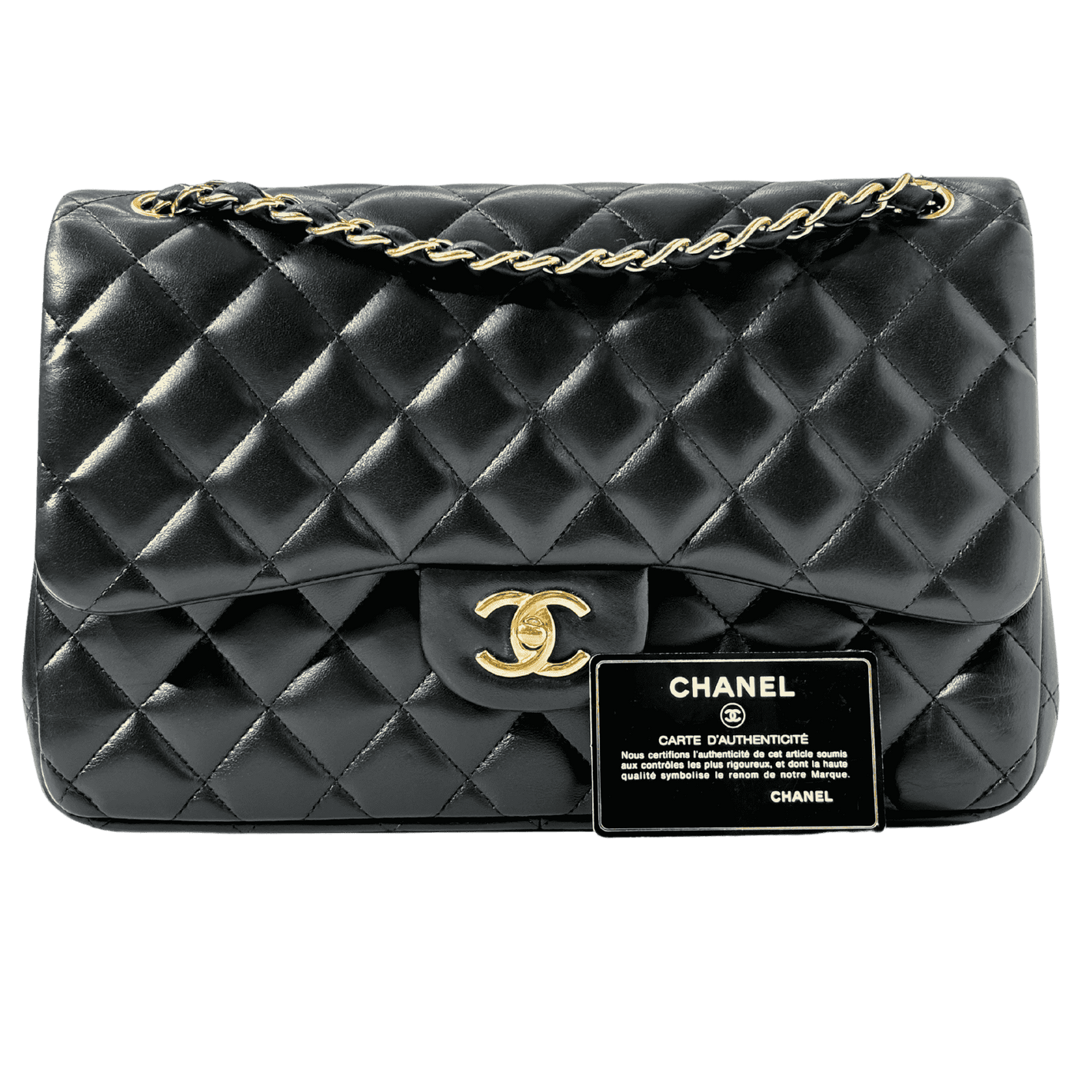 Chanel Jumbo 30 - Nera/Lambskin - HW Gold