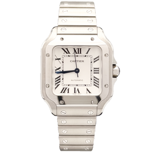 Cartier Santos M White