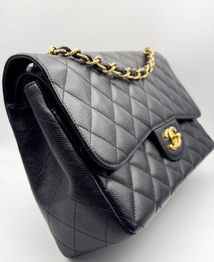 Chanel Jumbo 30 - Nera/Caviar - HW Gold