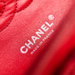 Chanel Classic 11.12 25 - Rossa/Lambskin - HW Silver