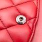 Chanel Classic 11.12 25 - Rossa/Lambskin - HW Silver