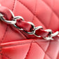 Chanel Classic 11.12 25 - Rossa/Lambskin - HW Silver
