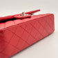 Chanel Classic 11.12 25 - Rossa/Lambskin - HW Silver