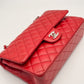 Chanel Classic 11.12 25 - Rossa/Lambskin - HW Silver