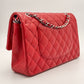 Chanel Classic 11.12 25 - Rossa/Lambskin - HW Silver