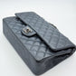 Chanel 11.12 25 - Grey/Caviar - HW Ruthenium