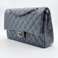 Chanel 11.12 25 - Grey/Caviar - HW Ruthenium
