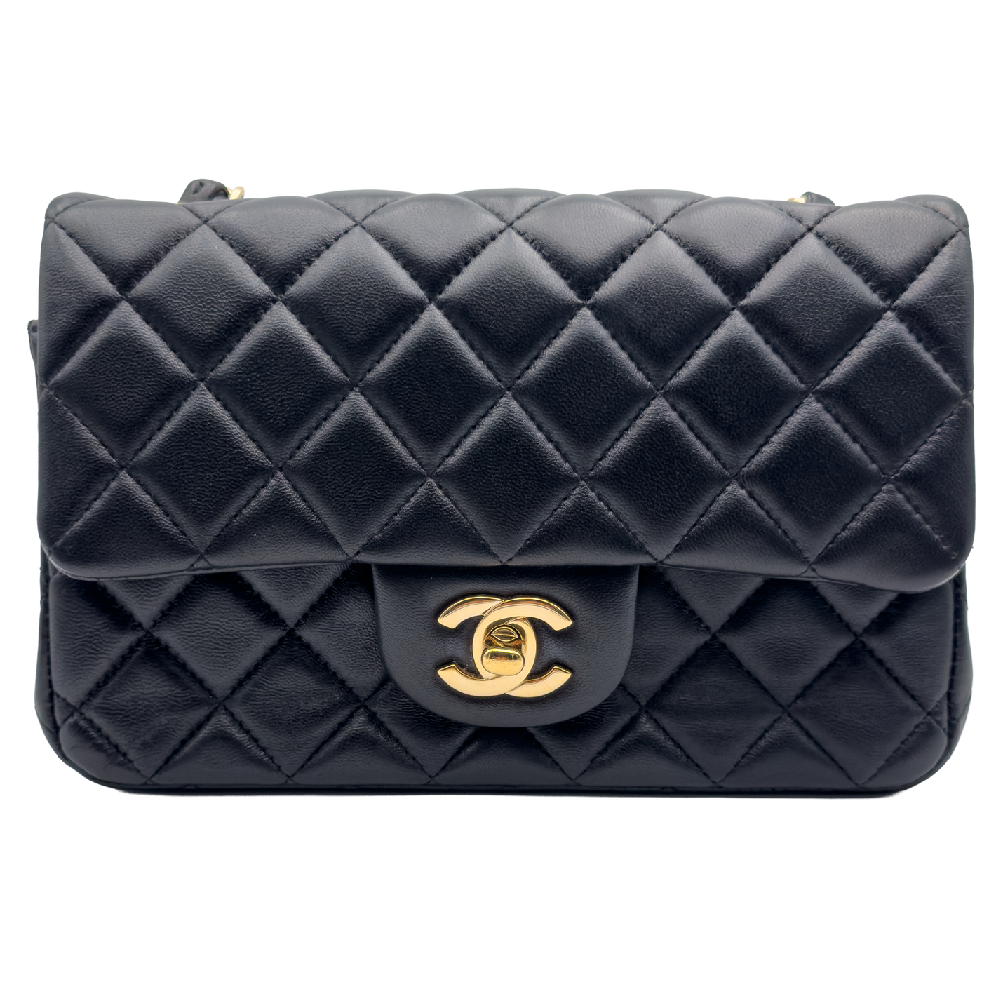 Chanel Classic 20cm - Nera/Lambskin - HW Gold