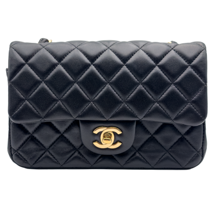 Chanel Classic 20cm - Nera/Lambskin - HW Gold