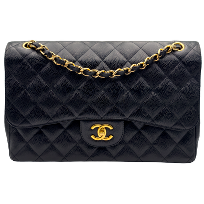 Chanel Jumbo 30 - Nera/Caviar - HW Gold