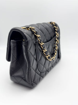 Chanel Classic 20cm - Nera/Lambskin - HW Gold