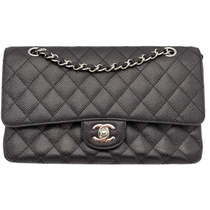 Chanel Classic 25cm - Nera/Caviar- HW Silver